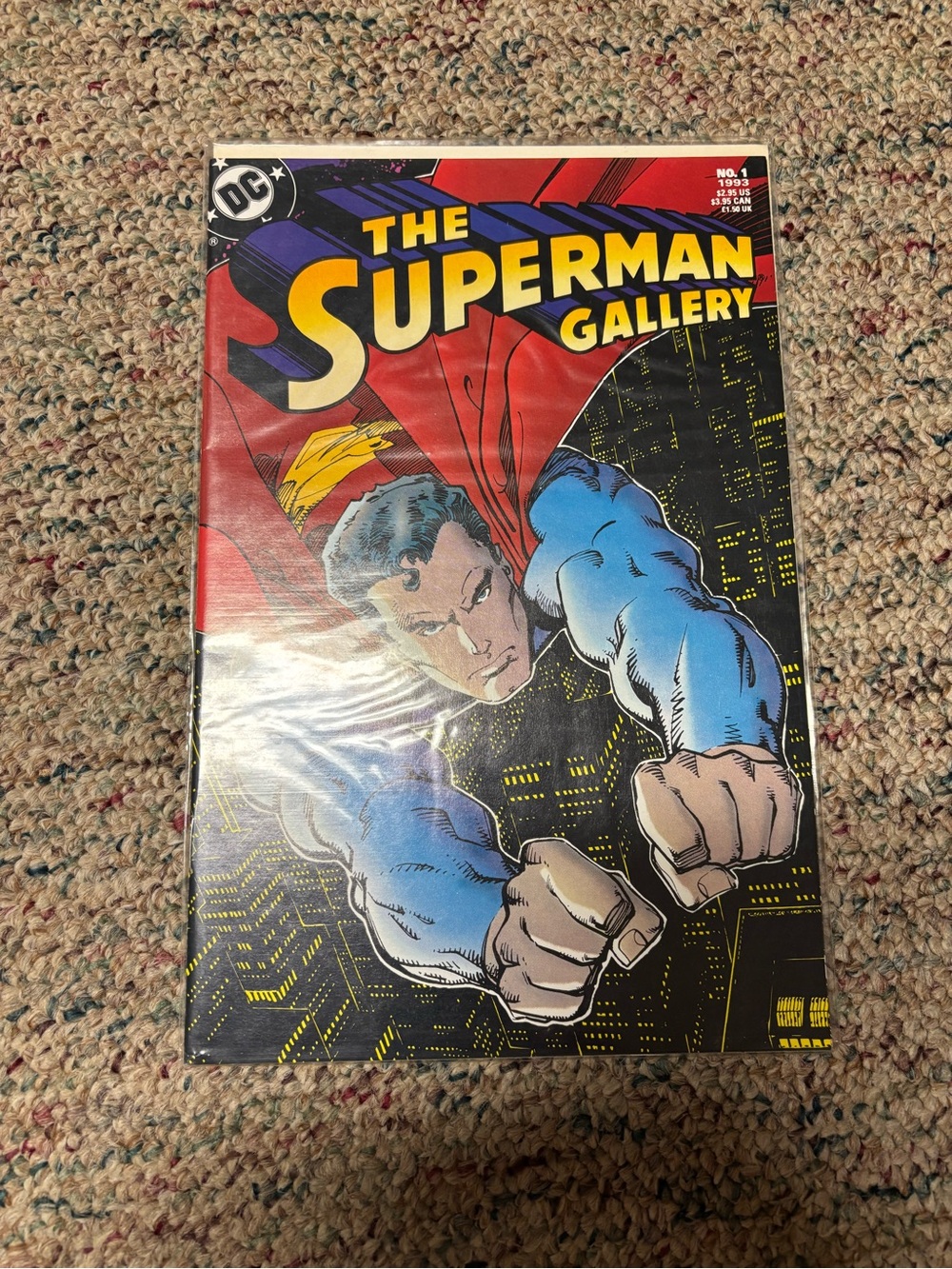 DC The Superman Gallery Comic - Red, Blue & Yellow Cover